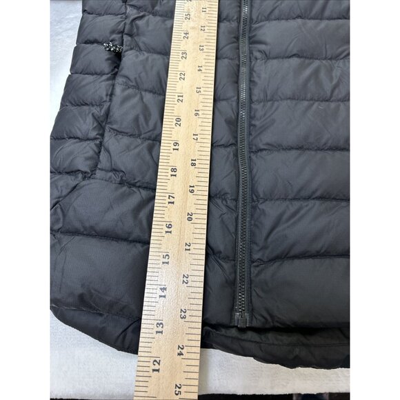 Patagonia Goose Down Sweater Jacket Youth Large 12 Black Full Zip Puffer Coat - Picture 10 of 15